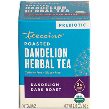 Teeccino Dandelion Dark Roast Herbal Tea Bags