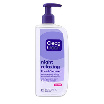 Clean & Clear Night Relaxing Oil-Free Deep Cleaning Face Wash