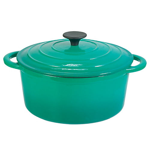 Cocinaware Light Blue Enamel Cast Iron Dutch Oven