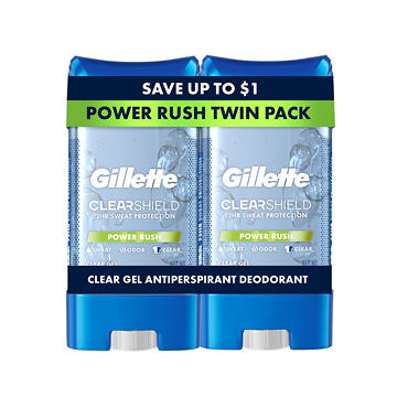 Gillette Clear Shield Gel Antiperspirant Deodorant - Power Rush