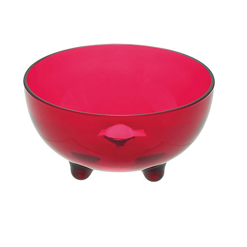 Cocinaware Salsa Bowl With Lid Red
