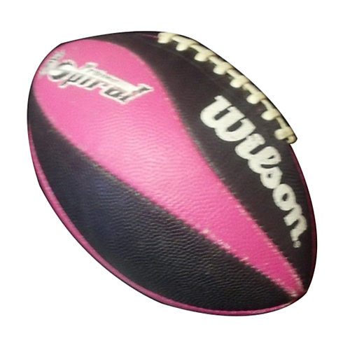 Wilson Mini Pro Spiral Football, Pink & Black - Shop Balls at H-E-B