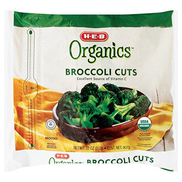 H-E-B Organics Frozen Broccoli Cuts