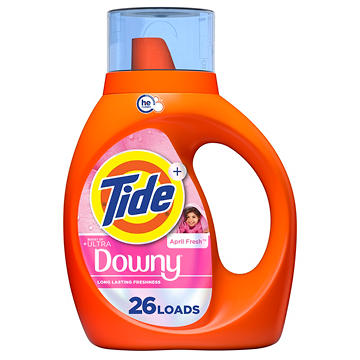Tide Plus Boost of Ultra Downy Liquid Laundry Detergent, 26 Loads - April Fresh Scent