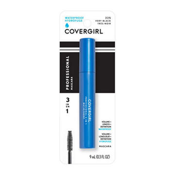 Covergirl Professional 3-in-1 Straight Brush Mascara WTP 225 Very Black