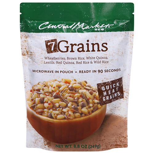 Central Market 7 Grains Quick Heat Grains, 8.8 oz