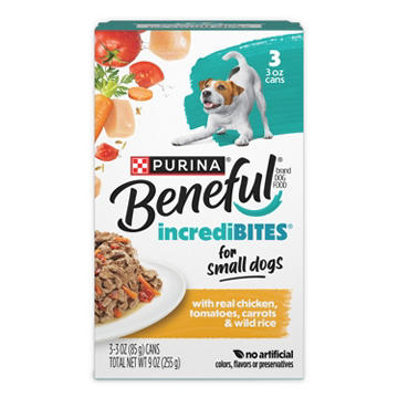 Beneful Small Breed Wet Dog Food in Gravy, IncrediBites With Real Chicken