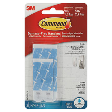 Command Assorted Water Resistant Refill Strips