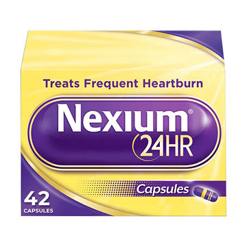 Nexium 24HR Acid Reducer Heartburn Relief Capsules for All-Day and All-Night Protection from Frequent Heartburn with Esomeprazole Magnesium