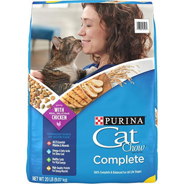 Cat Chow Purina Complete High Protein Dry Cat Food - Real Chicken