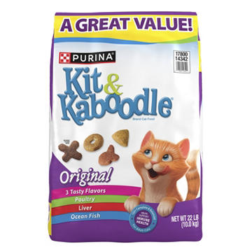 Kit & Kaboodle Purina Dry Cat Food - Original Poultry, Liver and Ocean Fish Flavors