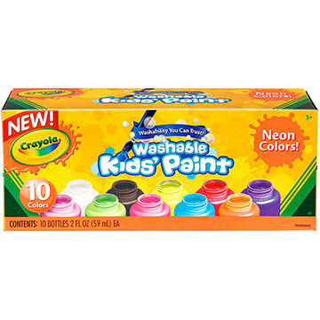 Crayola Kids Washable Paint - Neon
