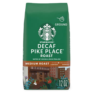 Starbucks Pike Place Roast Decaf Medium Roast Ground Coffee