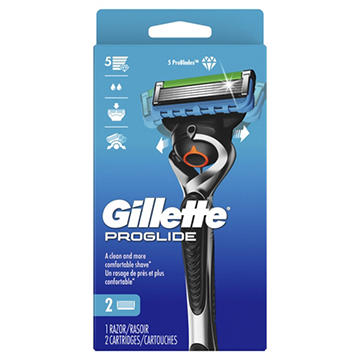 Gillette ProGlide Razor + 2 Blade Refills