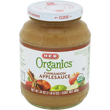 H-E-B Organics Cinnamon Applesauce