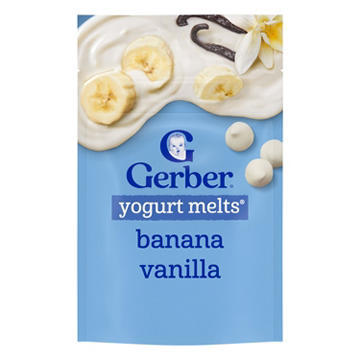 Gerber Snacks for Baby Yogurt Melts - Banana Vanilla