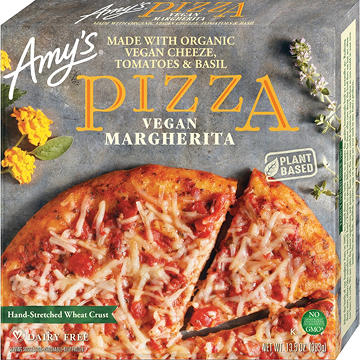 Amy's Vegan Frozen Margherita Pizza