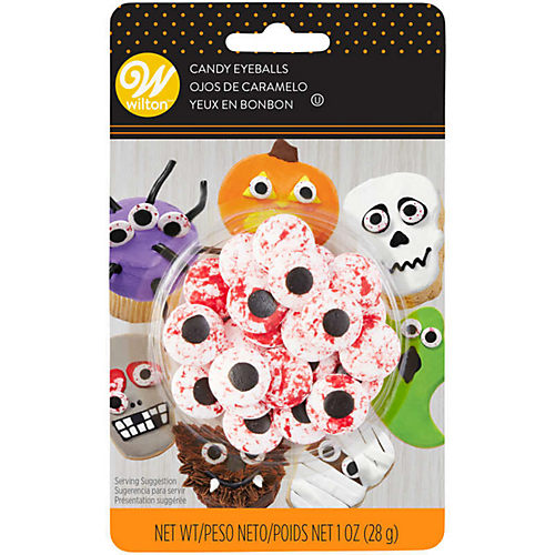 Wilton Large Edible Candy Eyeball Sprinkles - Black/White - Shop Icing &  Decorations at H-E-B