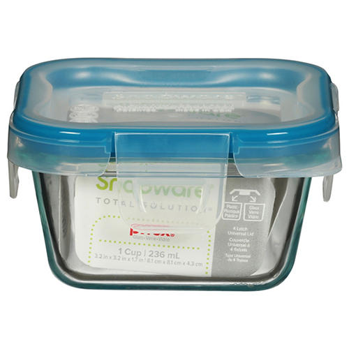 Snapware Total Solution Pyrex Glass Square Food Storage with