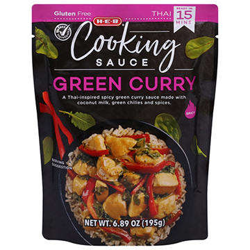 H-E-B Cooking Sauce - Spicy Green Curry