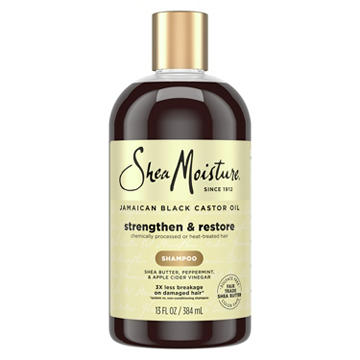 SheaMoisture Strengthen & Restore Shampoo - Jamaican Black Castor Oil
