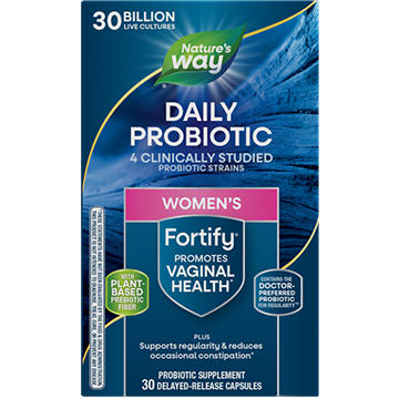 Nature's Way Fortify Women's 30 Billion Probiotic + Prebiotics Capsules