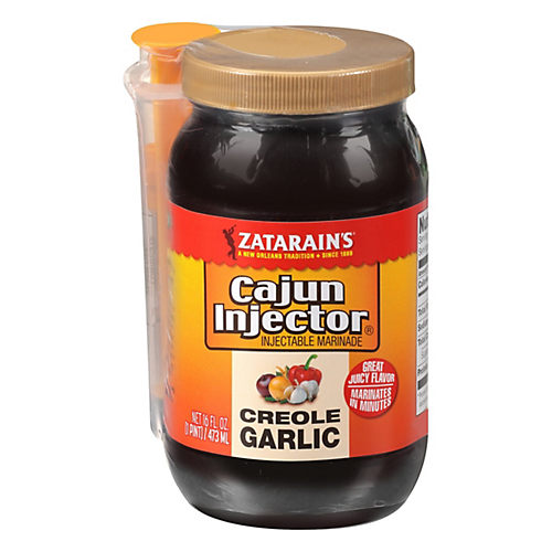 Cajun Injector Creole Garlic Injectable Marinade - Shop Marinades