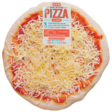 H-E-B Fresh Made in Store 3 Cheese Pizza