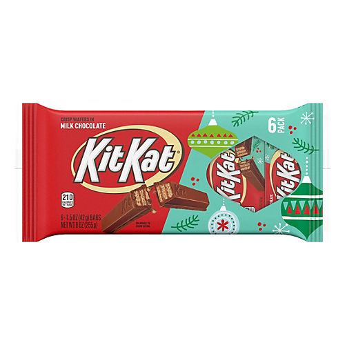 Kit Kat, Holiday Miniatures Candy Filled Cane, 2.4 Oz 