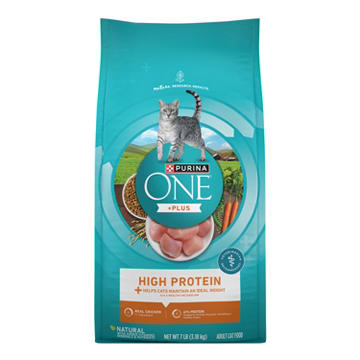 Purina ONE High Protein, Healthy Weight Plus Ideal Weight Dry Cat Food Weight Control Formula - Chicken