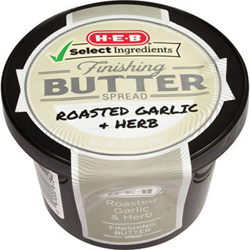 H-E-B Roasted Garlic & Herb Finishing Butter Spread