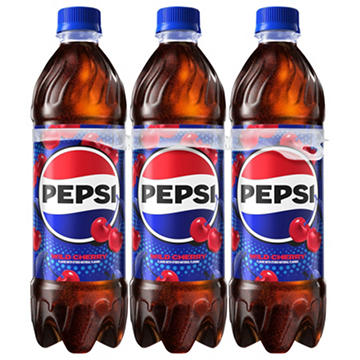 Pepsi Wild Cherry Cola 6 pk Bottles