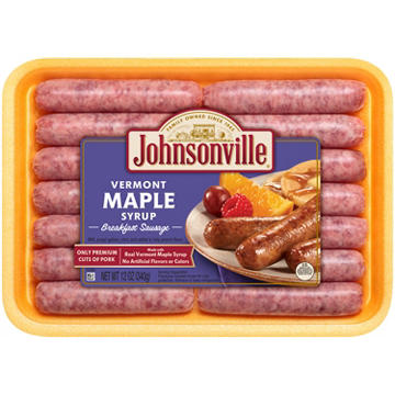 Johnsonville Vermont Maple Syrup Breakfast Sausage Links