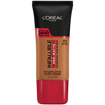 L'Oréal Paris Infallible Pro-Matte Blendable Foundation, Oil Free 111 Soft Sable