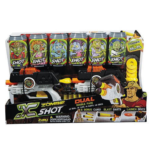 Zuru Zombie X Shot Dual Double Pack Blaster - Shop Blasters at H-E-B