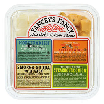 Yancey's Fancy Variety Cubed Cheese Snack Tray