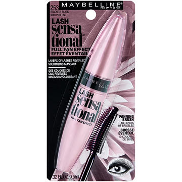 Maybelline Lash Sensational Full Fan Effect Mascara - 253 Blackest Black