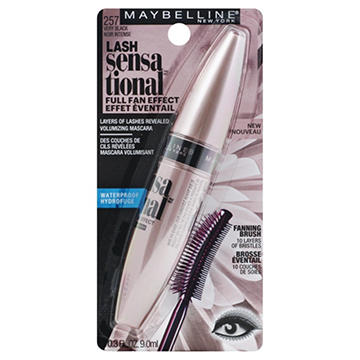 Maybelline Lash Sensational Full Fan Effect Waterproof Mascara - 247 Very Black