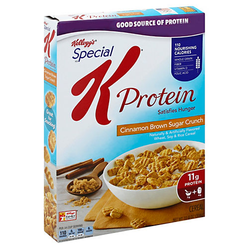 Kellogg's Special K Protein Cinnamon Brown Sugar Crunch Cereal - Shop Cereal  at H-E-B
