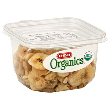 H-E-B Organics Sweetened Banana Chips