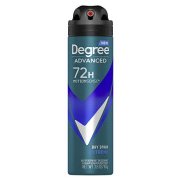 Degree Men 72 Hr Advanced Antiperspirant Deodorant Dry Spray - Extreme
