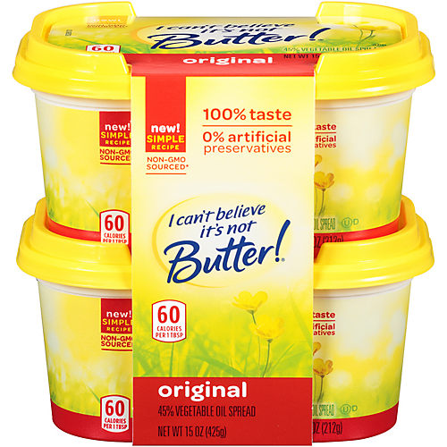 I Can't Believe It's Not Butter Original Vegetable Oil Spread Tub