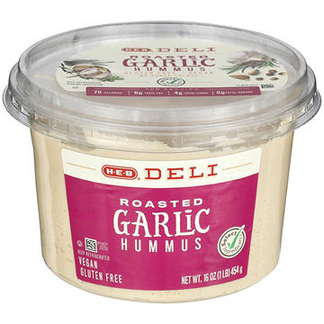 H-E-B Deli Roasted Garlic Hummus
