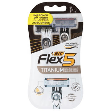 BIC Flex 5 Titanium Blades Disposable Razor