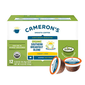 Cameron's Southern Breakfast Blend Light Roast Single Serve Coffee Pods