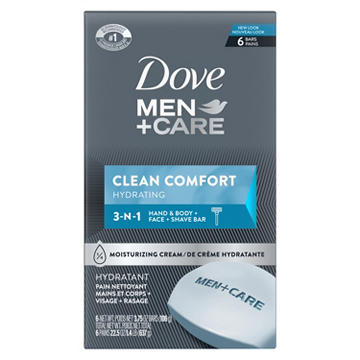 Dove Men+Care Body Soap and Face Bar Clean Comfort