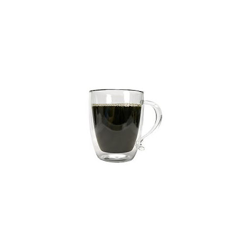Primula Insulated Coffee Cup Mug Clear Glass Tea Double Wall Large