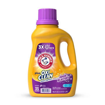 Arm & Hammer Plus OxiClean Odor Blasters HE Liquid Laundry Detergent, 35 Loads - Fresh Burst