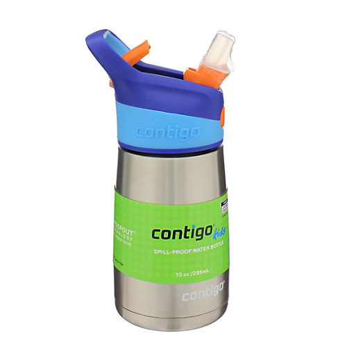 Contigo Striker Chill Autospout Stainless Steel Kids Bottle, 10oz