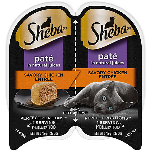 Sheba Perfect Portions Turkey Cuts Wet Cat Food Shop Food at H E B